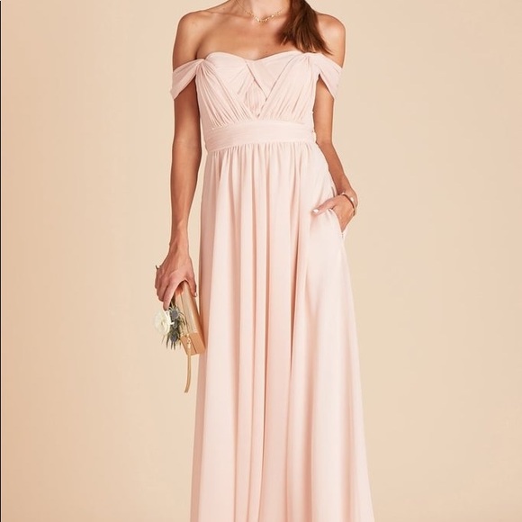 NWT Birdy Grey Bridesmaid Dress Pale Blush - Picture 1 of 4